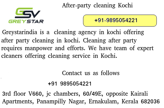 after party cleaning kochi